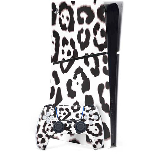 B&W Leopard PS5 Slim Digital Edition Console Skin